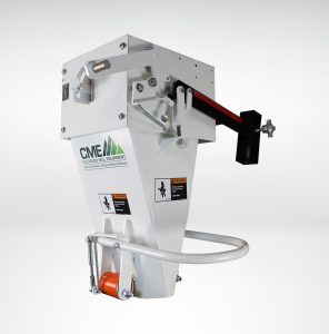 The Mill-BSM Bag Scale from CME is designed for optimal convenience and boasts an easy-slide weight adjustment feature.