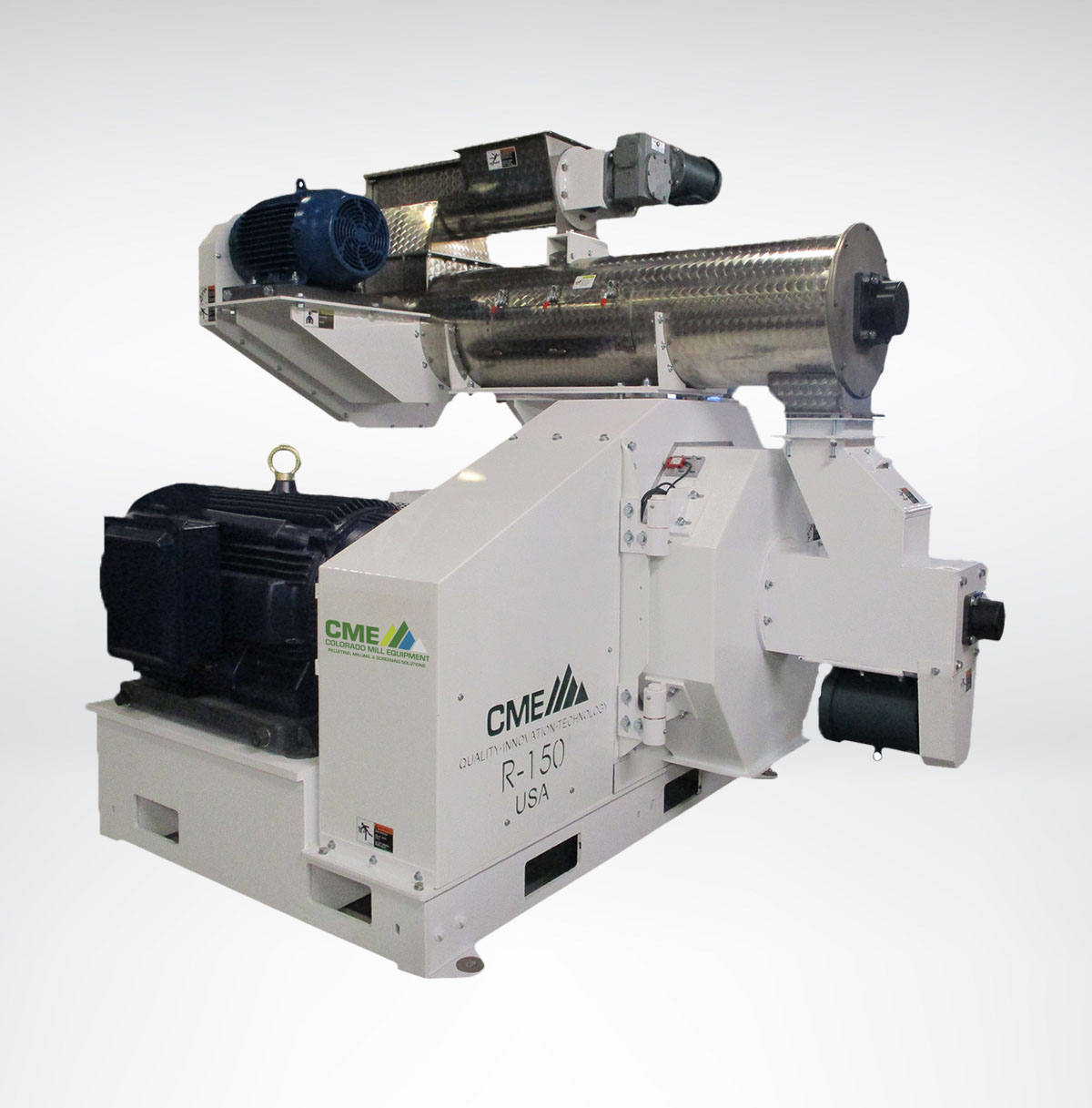 Pelleting Solutions with CME's Pellet Mills | Crafted in USA. r150-pellet-mill