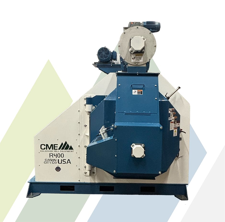 CME R400 pellet mill front image