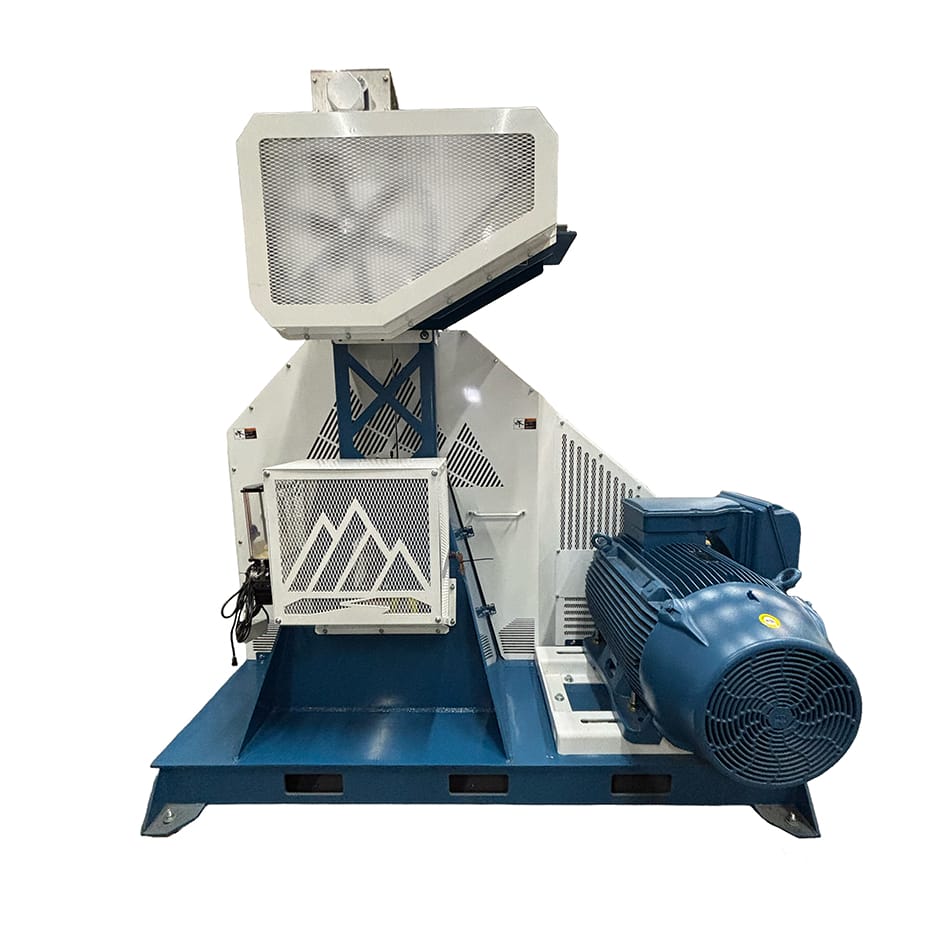 Side view pellet mill R400