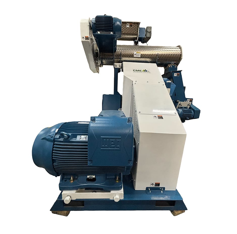 back view pellet mill R400