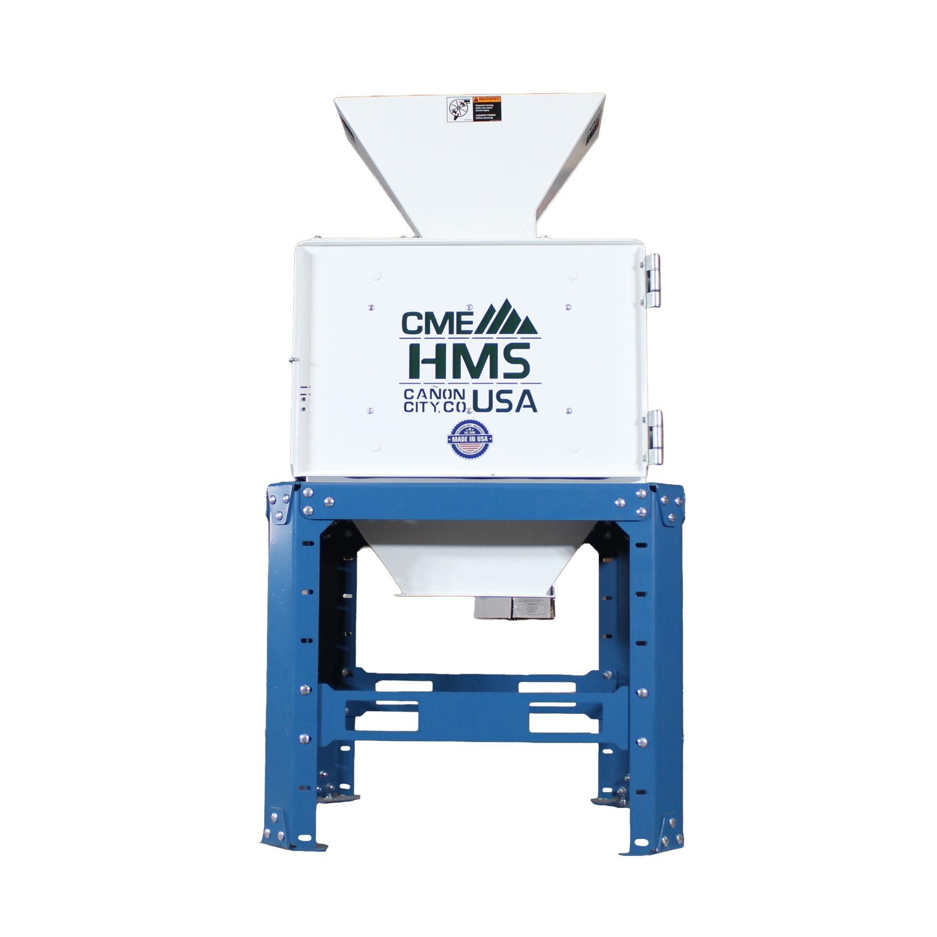 Forward facing view of HMS HD Base Hammermill